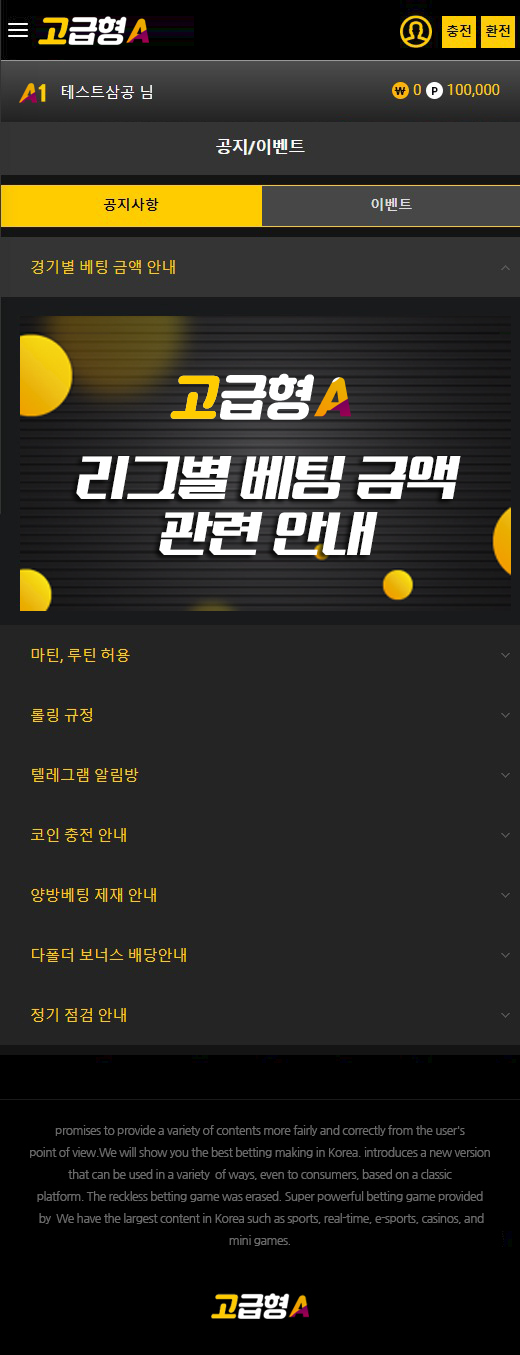 MOBILE버전